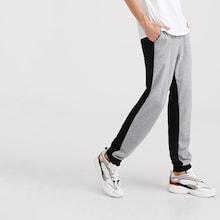 Romwe Guys Color-block Drawstring Waist Sweatpants