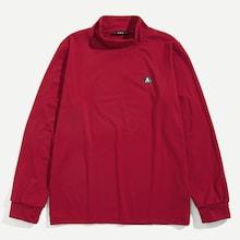 Romwe Guys Mock-neck Solid Pullover