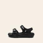 Romwe Guys Letter Pattern Cut Out Sandals