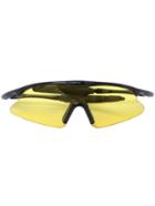 Romwe Impact Resistant Yellow Lens Sports Sunglasses