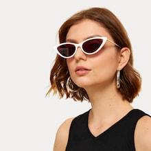 Romwe Cat Eye Tinted Lens Sunglasses