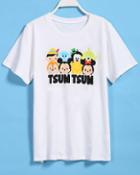 Romwe Cartoon Tsum Print T-shirt