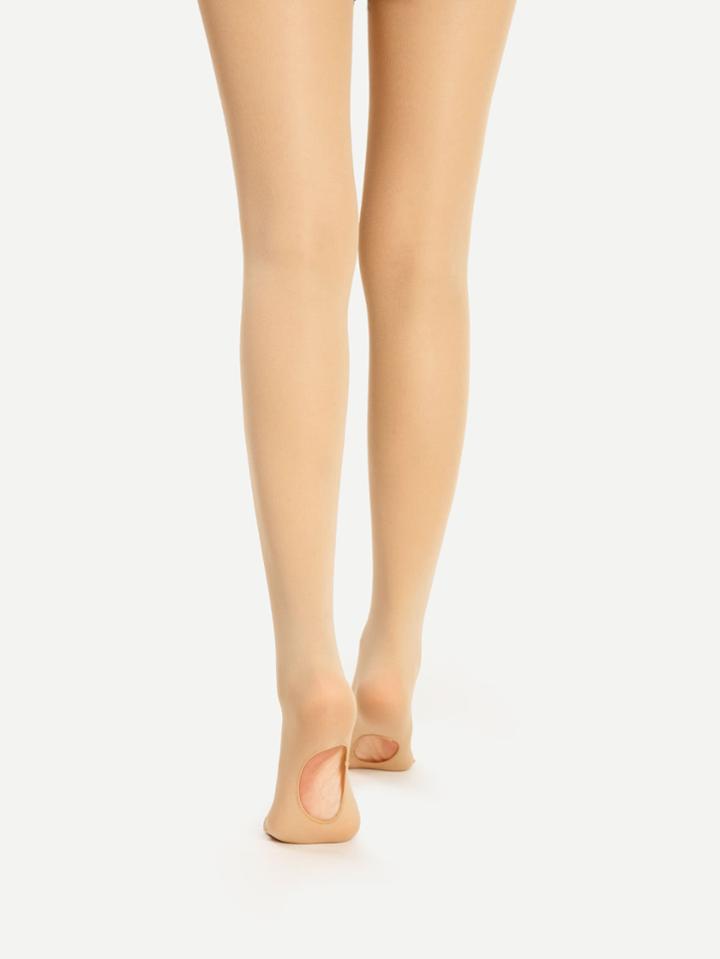 Romwe Cut Out Sole Tights