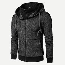 Romwe Guys 2 In 1 Tie Dye Zip Up Hoodie