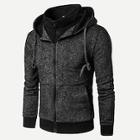 Romwe Guys 2 In 1 Tie Dye Zip Up Hoodie