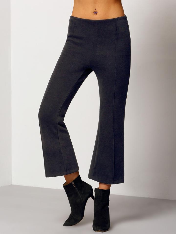 Romwe Jersey Bell-bottom Pant