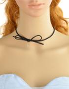 Romwe Pu Leather Adjustable Choker Necklace