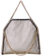 Romwe Gold Chain Pu Shoulder Bag