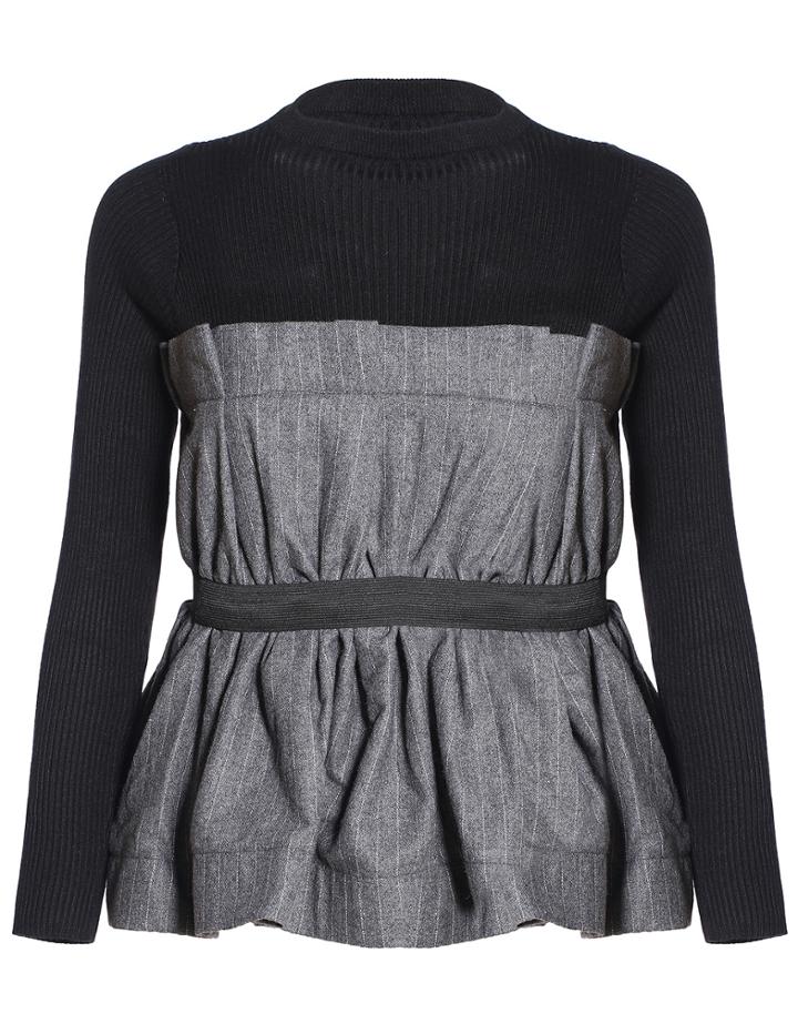 Romwe Insert Bandeau Style Jumper