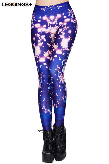 Romwe Kongming Lantern Print Leggings