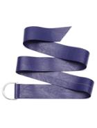 Romwe Dark Blue Faux Leather Wide Belt