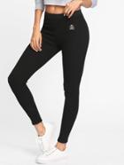 Romwe Patch Detail Ribbed Leggings