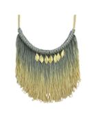 Romwe Tribe Style Long Tassel Chains Necklace