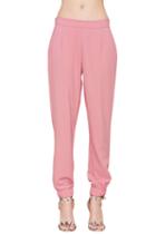 Romwe Casual Pink Pants