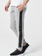 Romwe Men Camo Stripe Side Pockets Pants