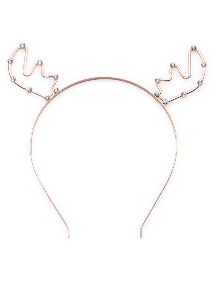 Romwe Rhinestone Detail Cute Headband