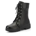 Romwe Lace Up High Top Boots