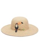 Romwe Bird Decorated Straw Hat