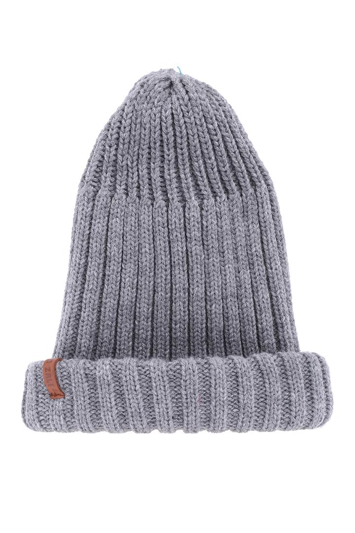 Romwe Basic Beanie--grey