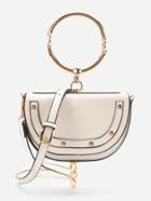 Romwe Half Moon Shaped Crossbody Bag With Ring Handle