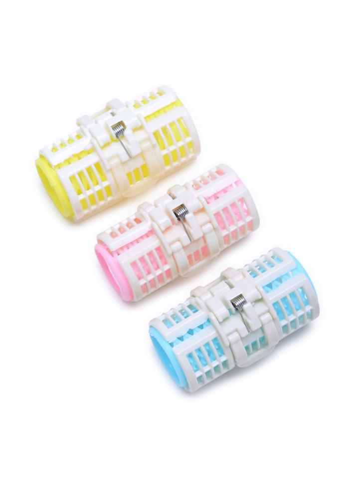 Romwe Plastic Hair Rollers 3pcs