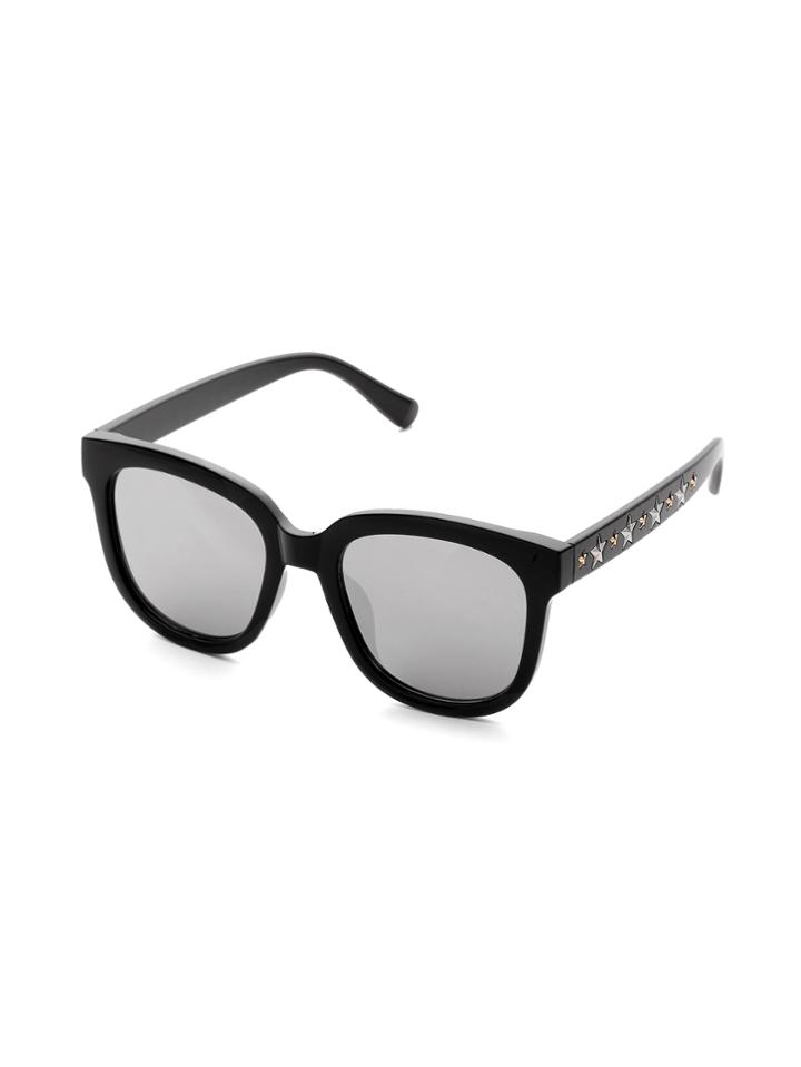 Romwe Star Detail Aviator Sunglasses