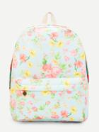 Romwe Flower Print Backpacks