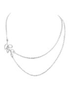 Romwe Silver Plated Chain Necklace