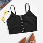 Romwe Hook & Eye Front Cami Top