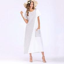Romwe Striped Pocket Dress