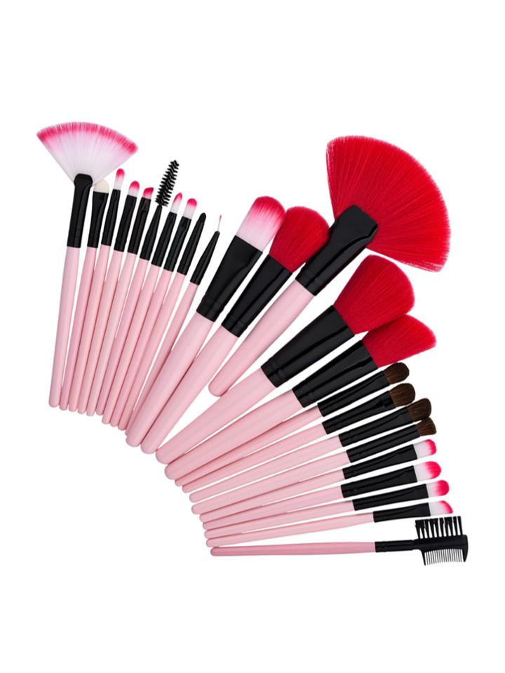 Romwe Fan Shaped Professional Makeup Brush 24pcs