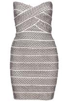 Romwe Sexy Bandeau Dress
