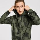 Romwe Men Pocket Front Camo Hoodie