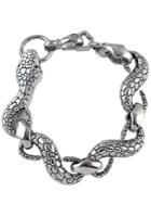 Romwe Snake Silver Bracelet