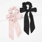 Romwe Bow Knot Decor Hair Tie 2pack