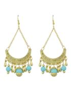 Romwe Newest Coming Grceful Style Ladies Blue Earrings