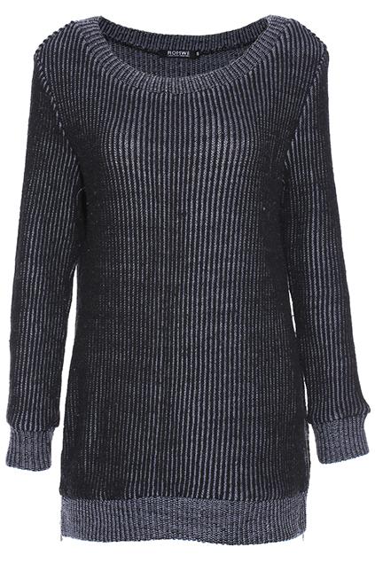 Romwe Strip Casual Jumper