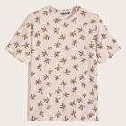 Romwe Guys Allover Tropical Print Tee
