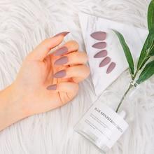 Romwe Almond Design Fake Nails 24pack