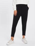 Romwe Asymmetrical Hem Elastic Waist Pants