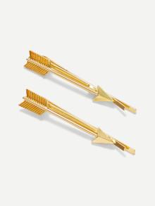 Romwe Arrow Design Hair Clip