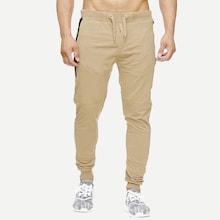 Romwe Men Side Zipper Drawstring Pants