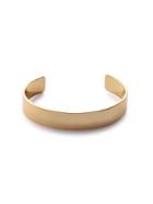 Romwe Gold Plated Smooth Design Wrap Bangle