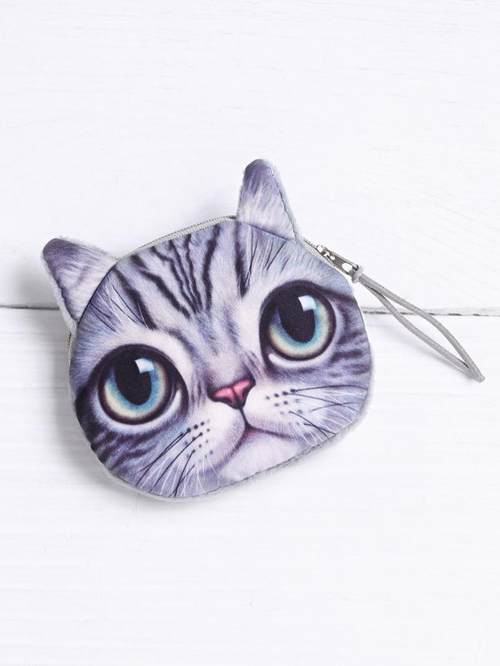 Romwe Cat Shaped Coin Purse