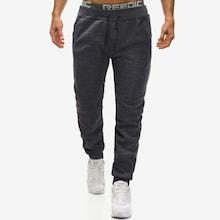 Romwe Men Drawstring Solid Pants