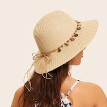 Romwe Bow Knot Lace Up Hat
