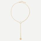 Romwe Star Detail Lariats Chain Necklace