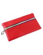 Romwe Red Pu Leather Clutch Bag