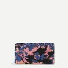 Romwe Sequin Detail Zipper Around Purse