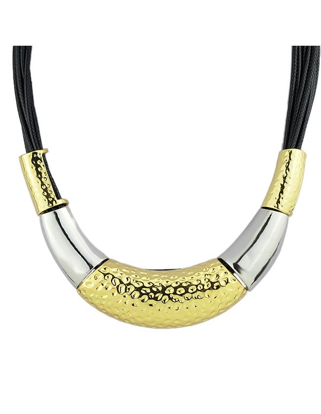 Romwe Alloy Braided Rope Short Choker Fashion Necklace